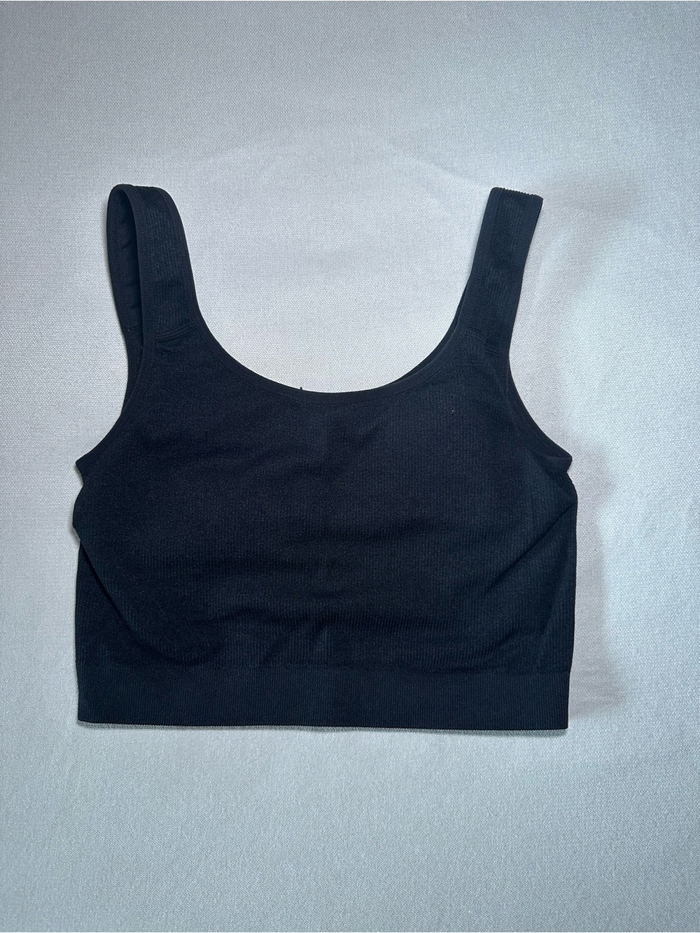Jockey cropped workout tank